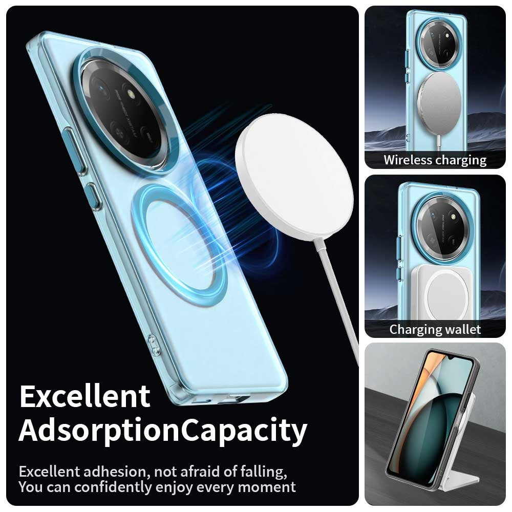 Калъф MagSafe за Honor X9c / Magic7 Lite, Techsuit, CandyCase, Син