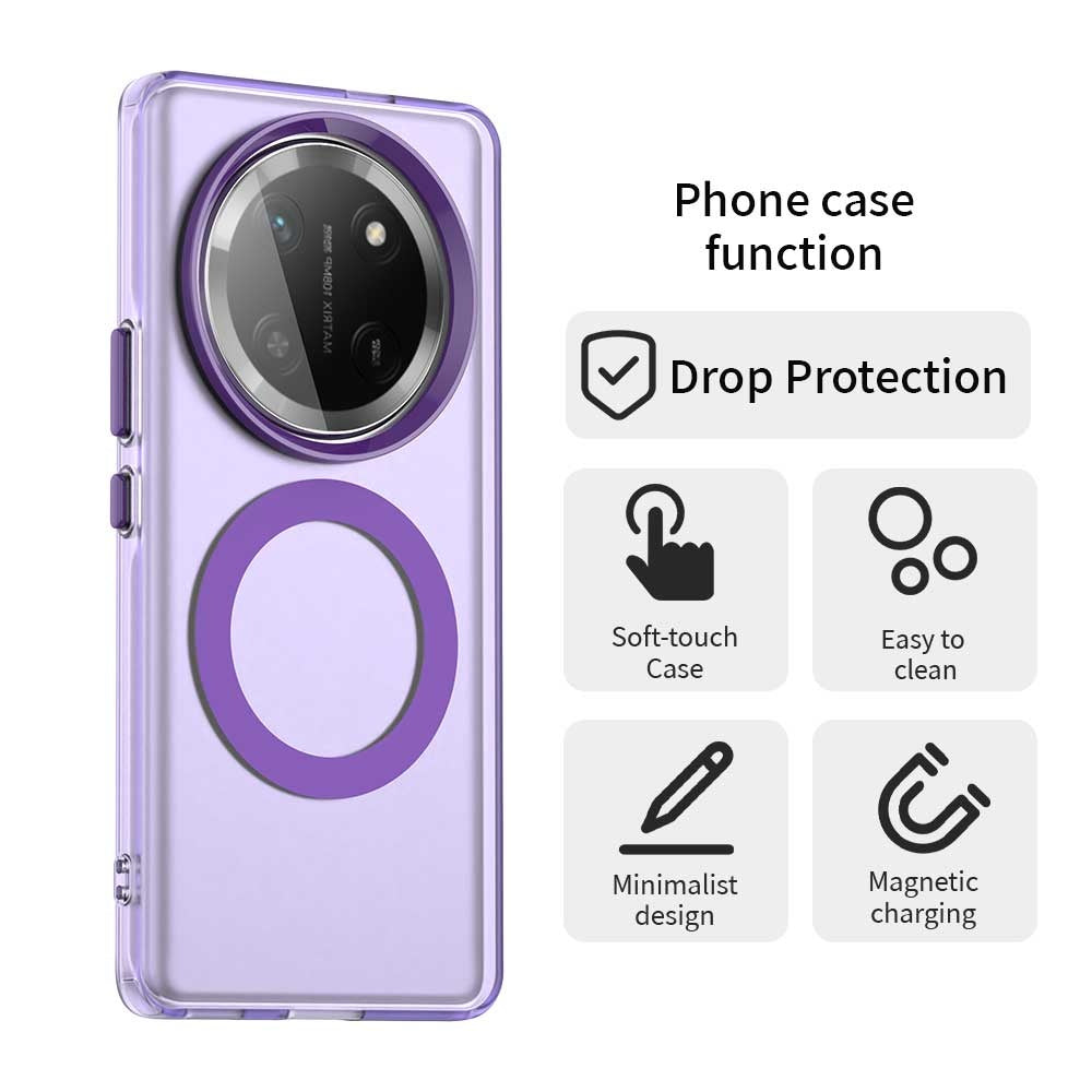 Калъф MagSafe за Honor X9c / Magic7 Lite, Techsuit, CandyCase, Лилав
