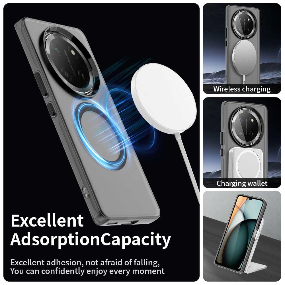 MagSafe калъф за Honor X9c / Magic7 Lite, Techsuit, CandyCase, Черен