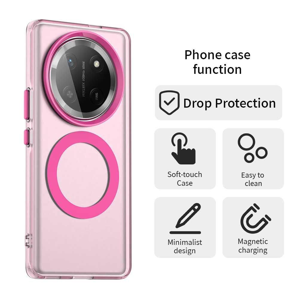 Калъф MagSafe за Honor X9c / Magic7 Lite, Techsuit, CandyCase, Розов