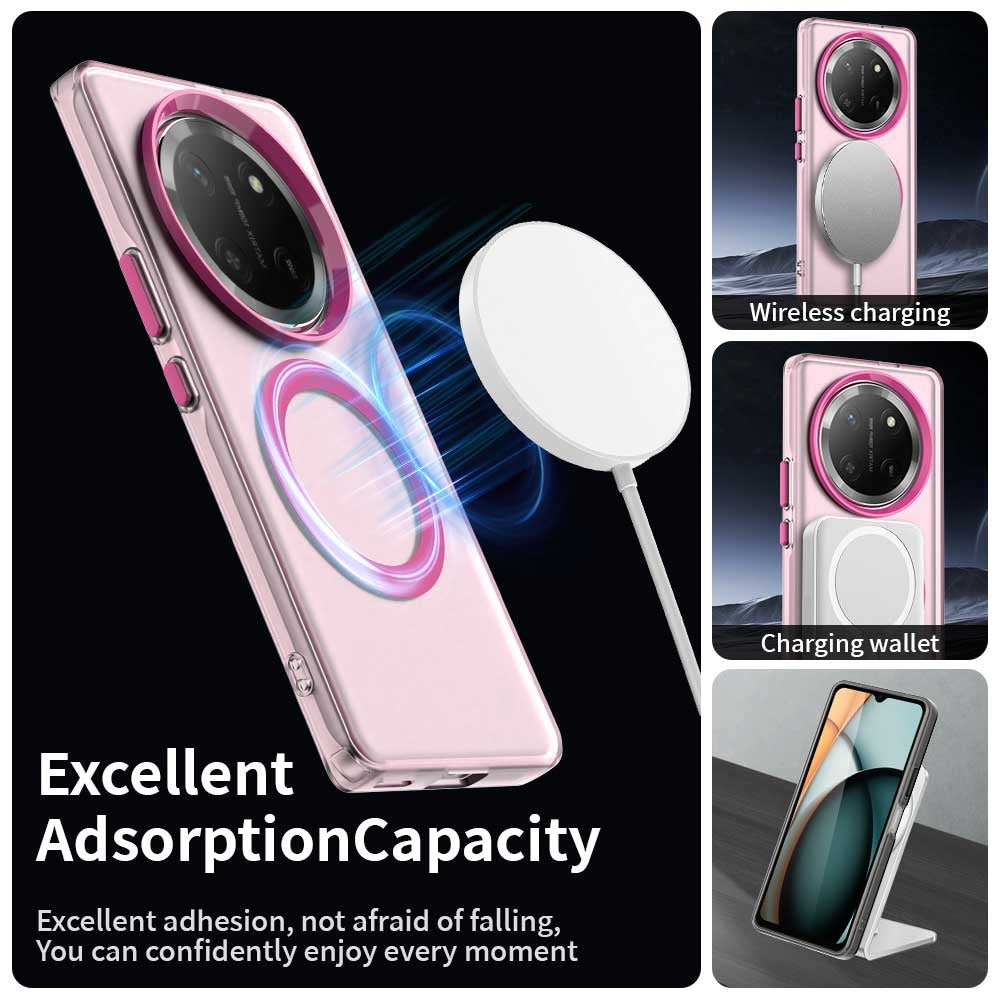 Калъф MagSafe за Honor X9c / Magic7 Lite, Techsuit, CandyCase, Розов
