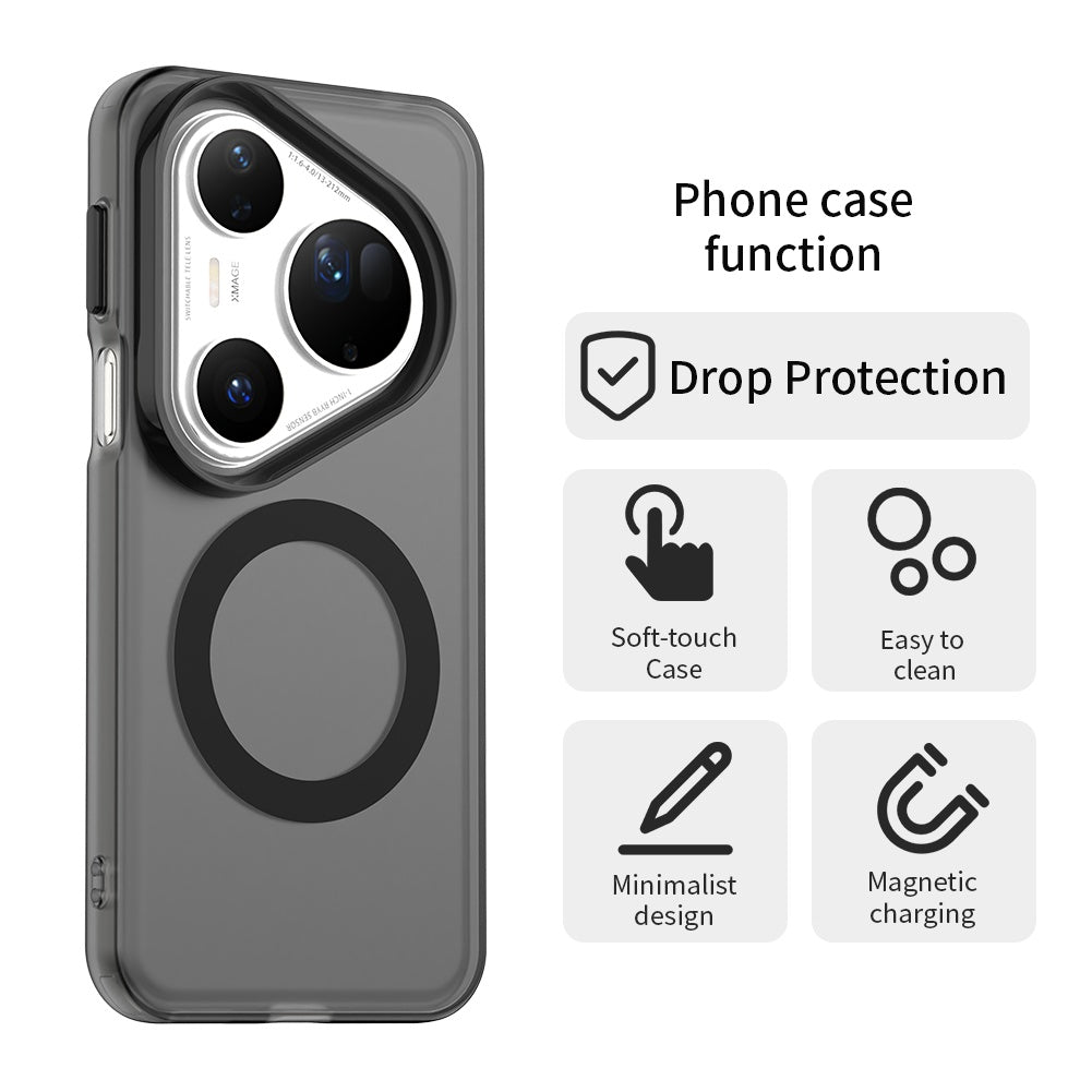 Калъф MagSafe за Huawei Pura 80 Ultra, Techsuit, CandyCase, Черен