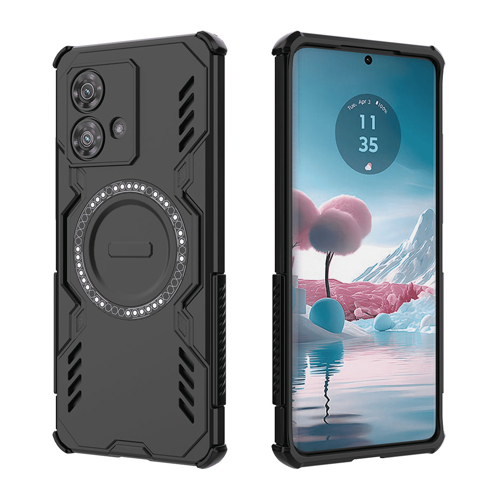 MagSafe калъф за Motorola Edge 40 Neo, Techsuit, ArmorMag, Черен