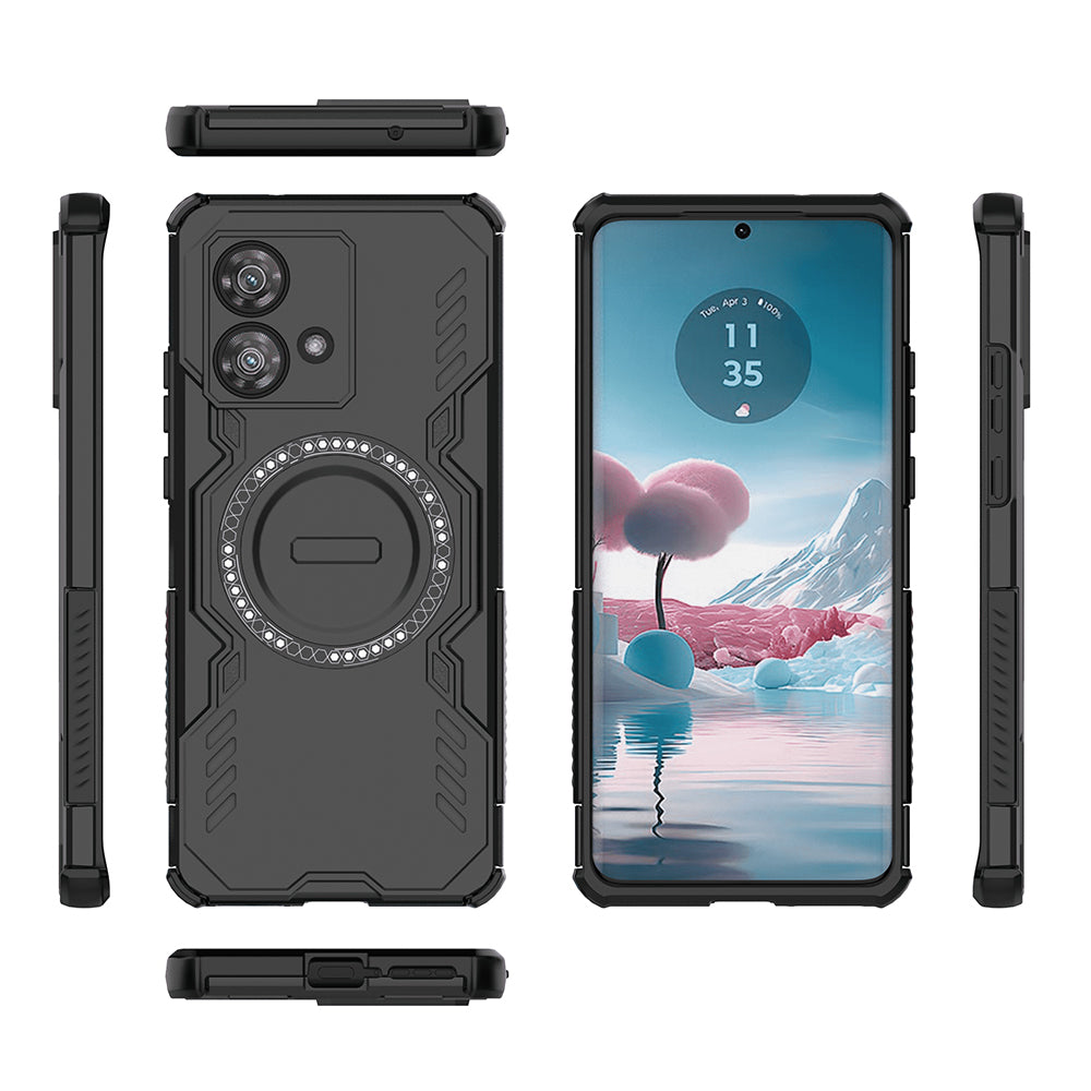 MagSafe калъф за Motorola Edge 40 Neo, Techsuit, ArmorMag, Черен