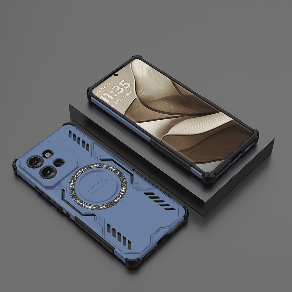 Калъф MagSafe за Motorola Edge 50, Techsuit, ArmorMag, Син