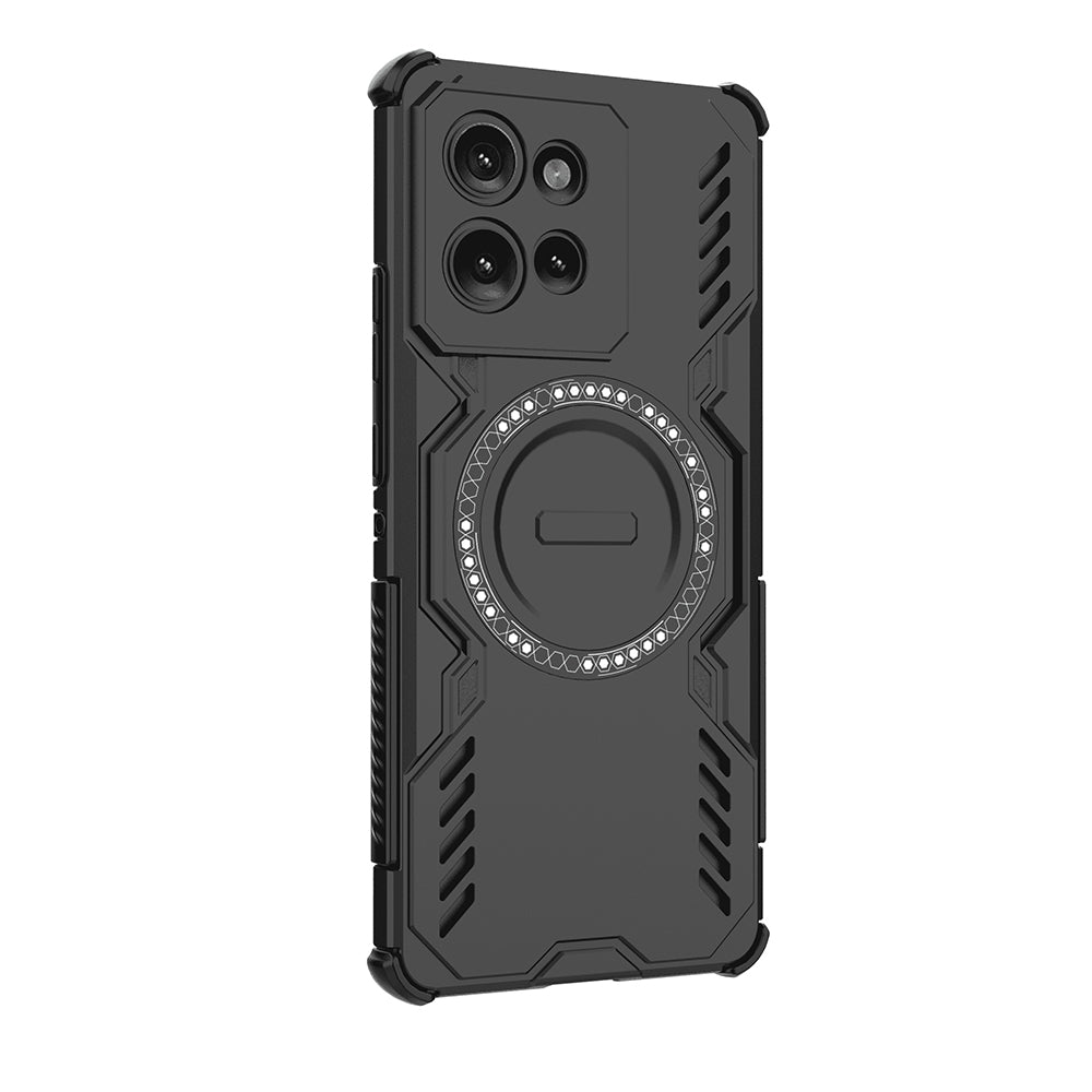 MagSafe калъф за Motorola Edge 50, Techsuit, ArmorMag, Черен