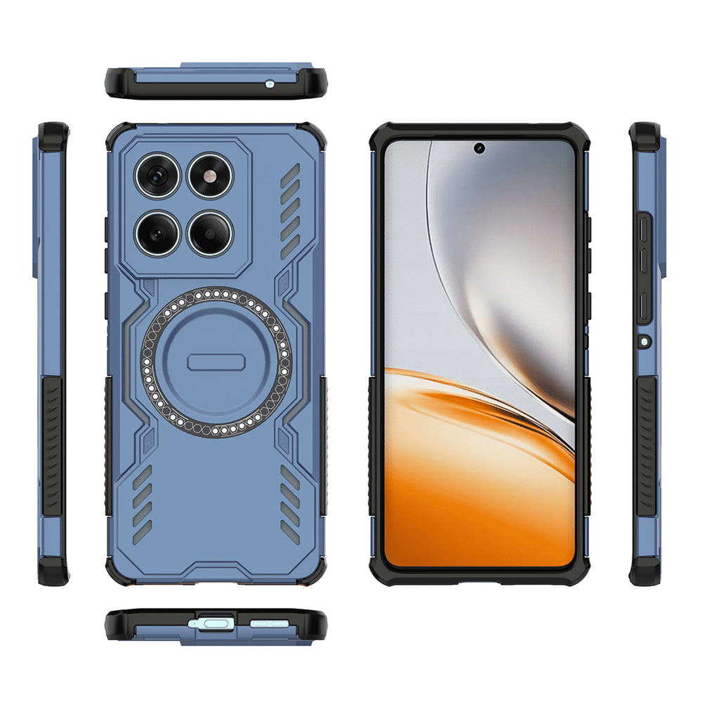MagSafe калъф за Motorola Edge 60 Fusion / Edge 60, Techsuit, ArmorMag, Син