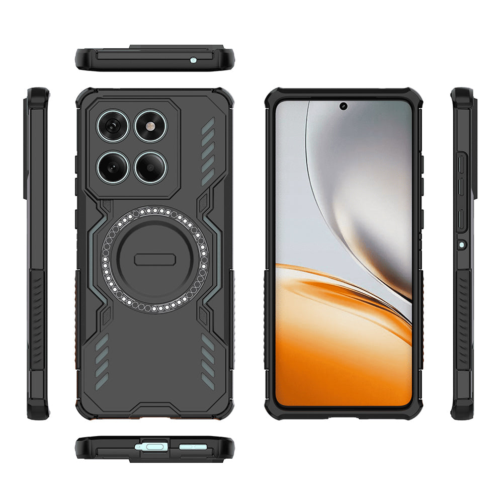 Калъф MagSafe за Motorola Edge 60 Fusion / Edge 60, Techsuit, ArmorMag, Черен