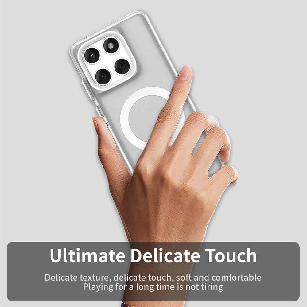 Калъф MagSafe за Motorola Edge 60 Fusion / Edge 60, Techsuit, CandyCase, Бял