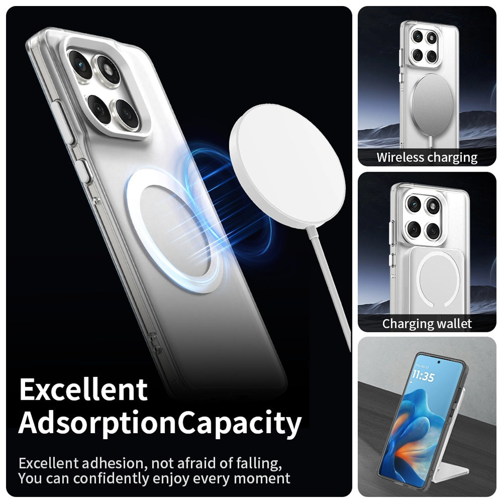 Калъф MagSafe за Motorola Edge 60 Fusion / Edge 60, Techsuit, CandyCase, Бял