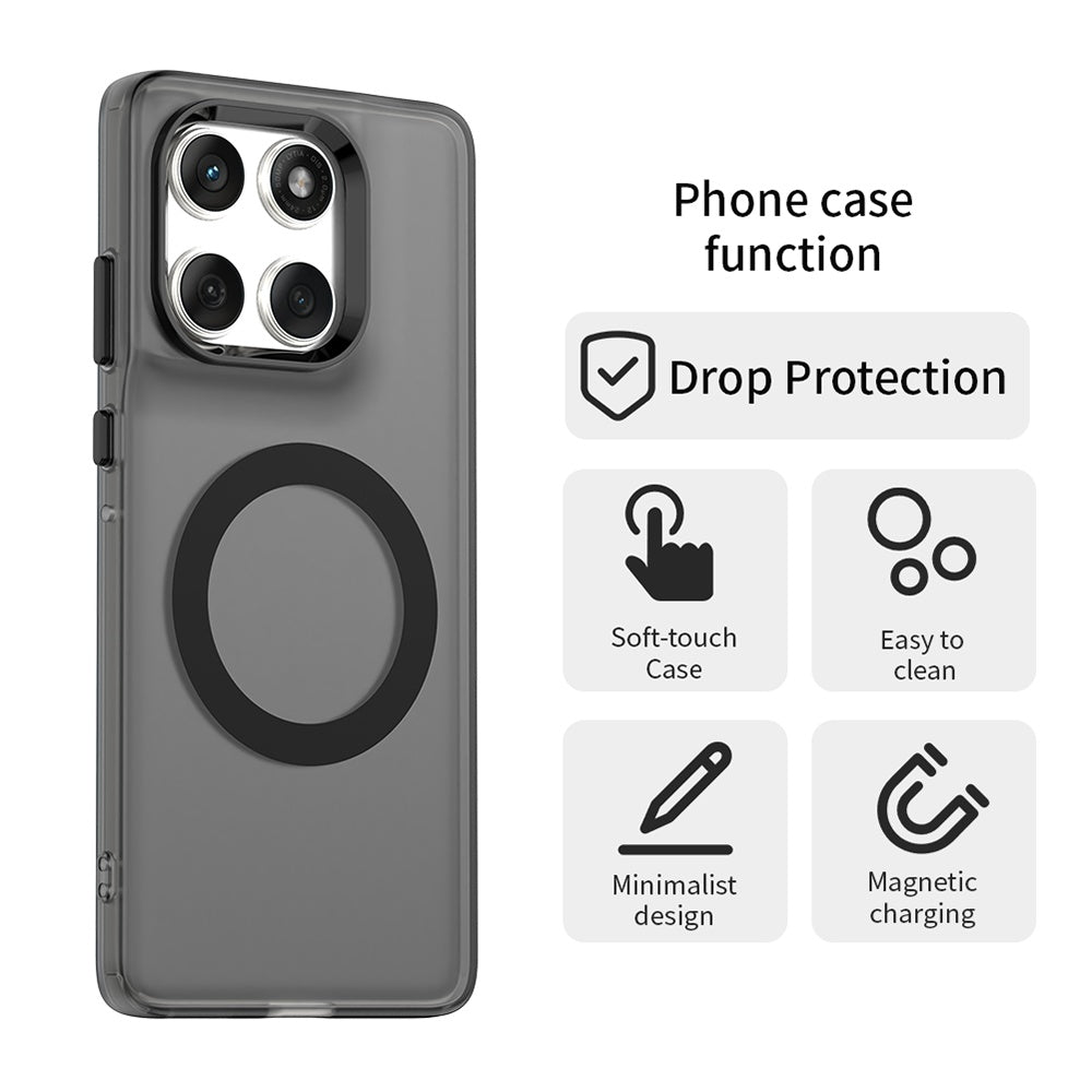 Калъф MagSafe за Motorola Edge 60 Fusion / Edge 60, Techsuit, CandyCase, Черен