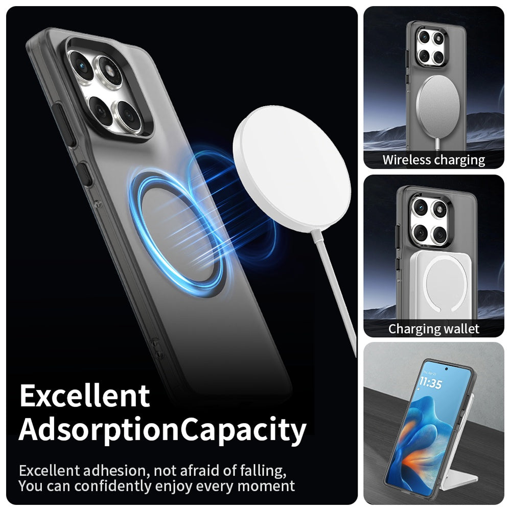 Калъф MagSafe за Motorola Edge 60 Fusion / Edge 60, Techsuit, CandyCase, Черен
