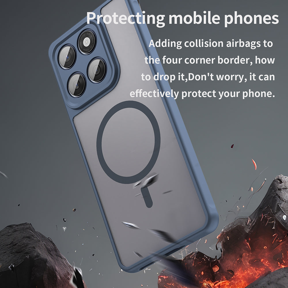 Калъф MagSafe за Motorola Edge 60 Fusion / Edge 60, Techsuit, HaloFrost II, Тъмносин