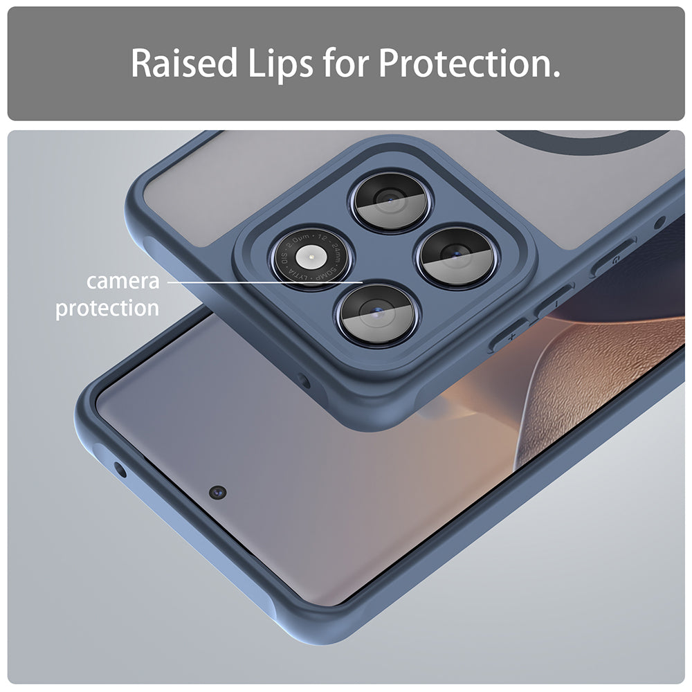 Калъф MagSafe за Motorola Edge 60 Fusion / Edge 60, Techsuit, HaloFrost II, Тъмносин