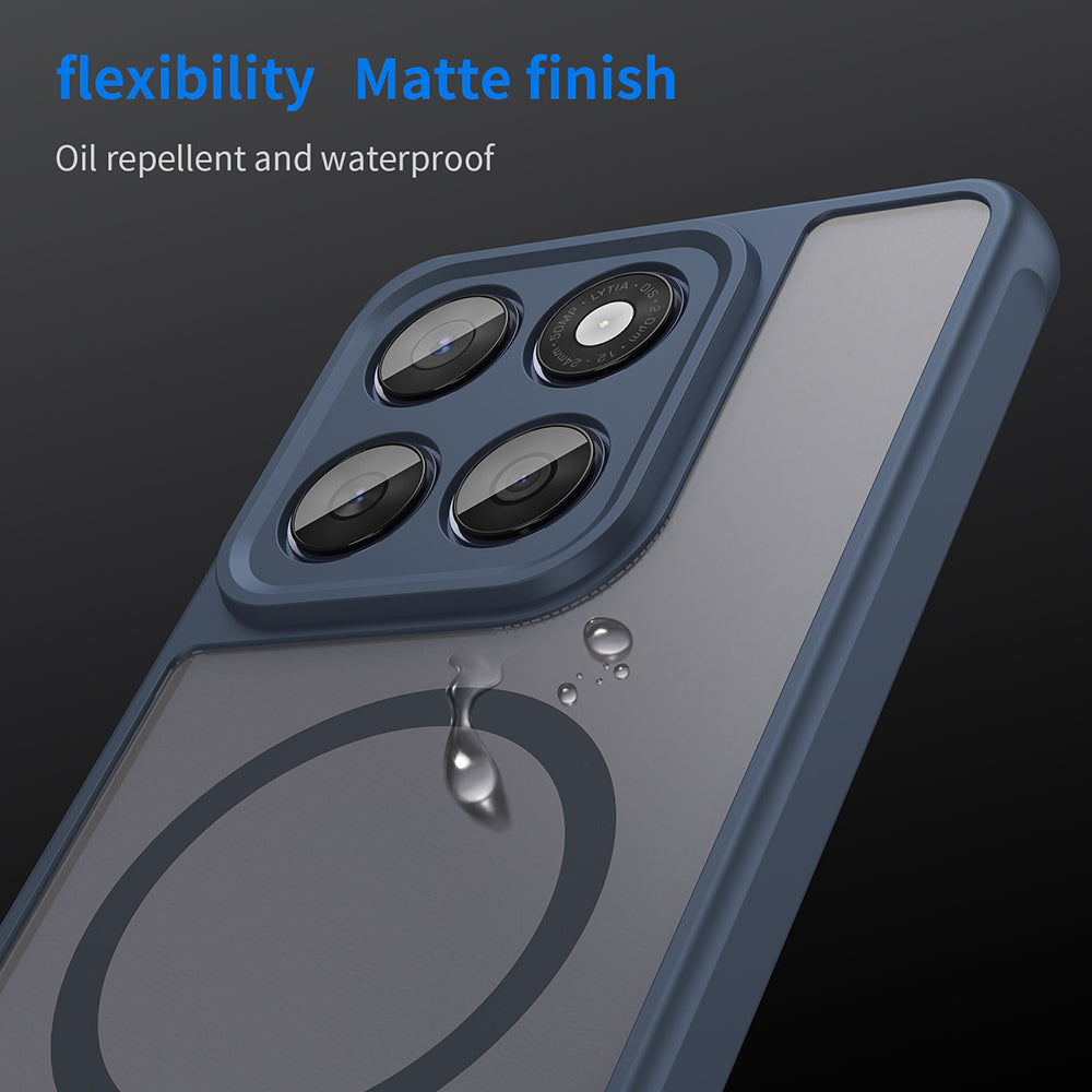 Калъф MagSafe за Motorola Edge 60 Fusion / Edge 60, Techsuit, HaloFrost II, Тъмносин