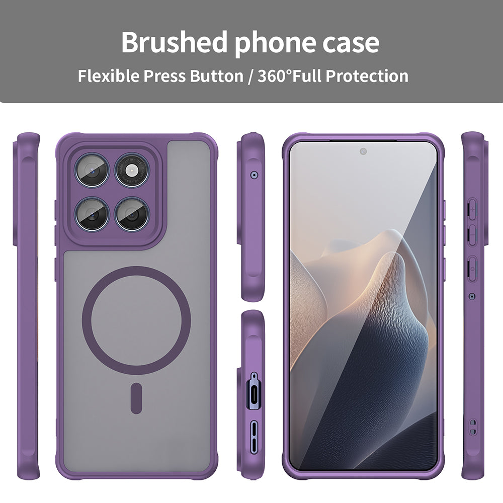 Калъф MagSafe за Motorola Edge 60 Fusion / Edge 60, Techsuit, HaloFrost II, Лилав
