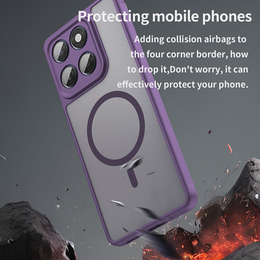 Калъф MagSafe за Motorola Edge 60 Fusion / Edge 60, Techsuit, HaloFrost II, Лилав