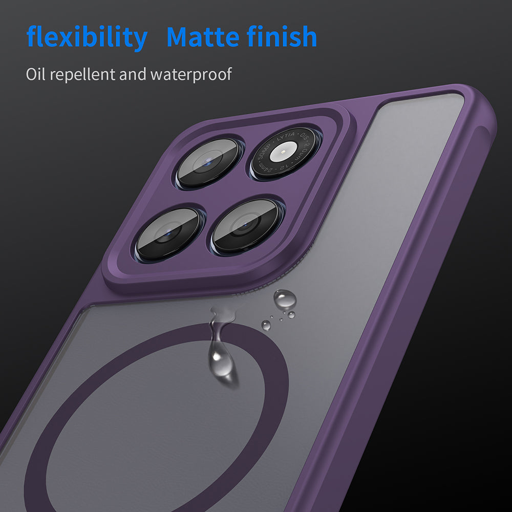 Калъф MagSafe за Motorola Edge 60 Fusion / Edge 60, Techsuit, HaloFrost II, Лилав