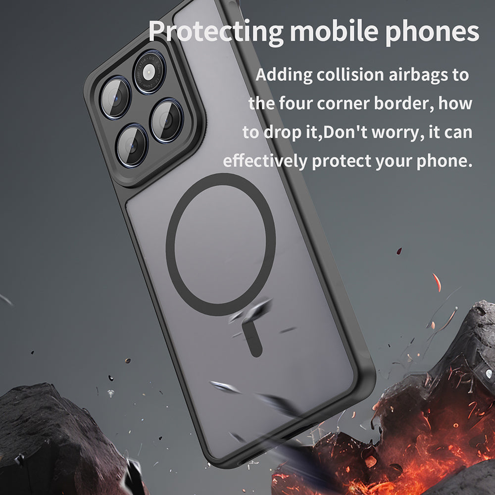 Калъф MagSafe за Motorola Edge 60 Fusion / Edge 60, Techsuit, HaloFrost II, Черен