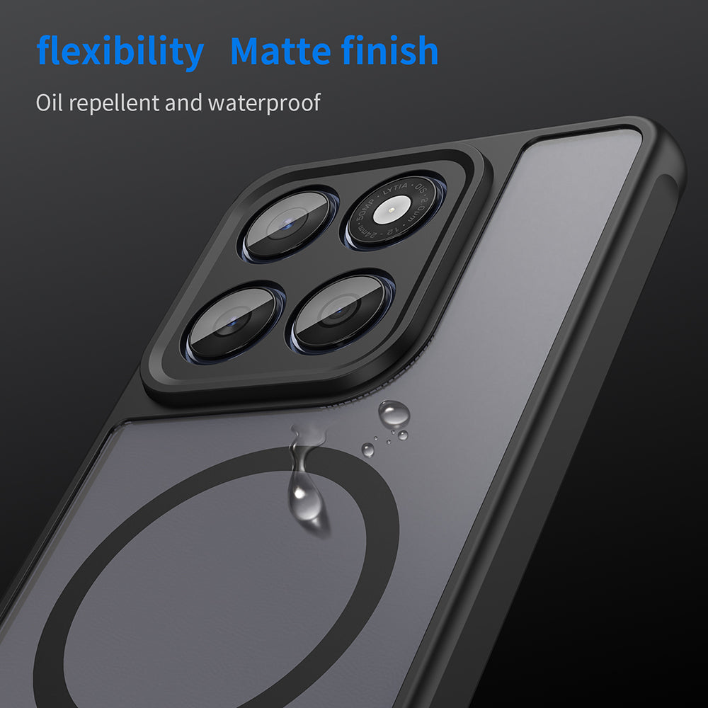 Калъф MagSafe за Motorola Edge 60 Fusion / Edge 60, Techsuit, HaloFrost II, Черен