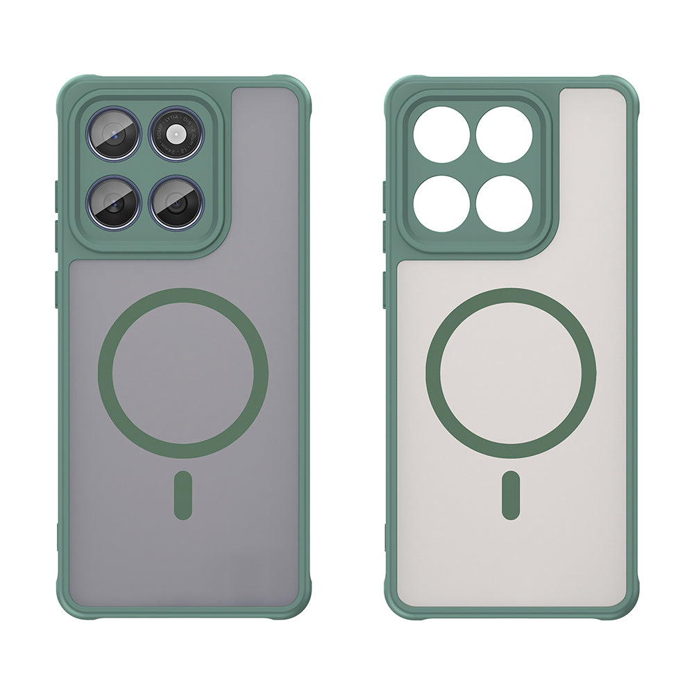 Калъф MagSafe за Motorola Edge 60 Fusion / Edge 60, Techsuit, HaloFrost II, Зелен