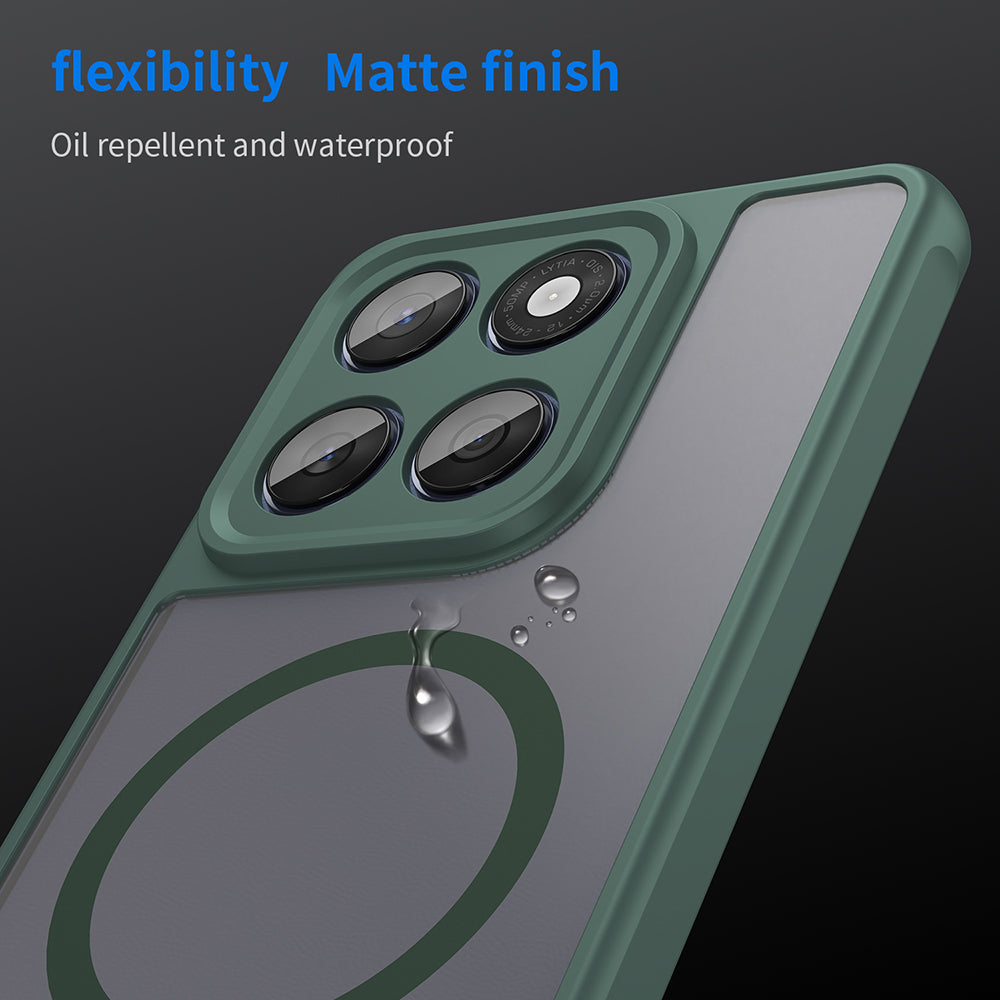 Калъф MagSafe за Motorola Edge 60 Fusion / Edge 60, Techsuit, HaloFrost II, Зелен