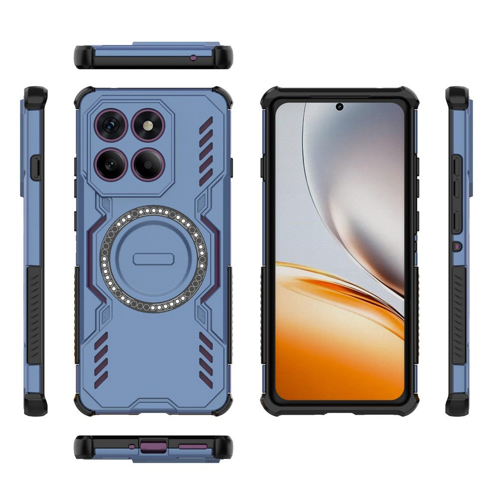 Калъф MagSafe за Motorola Edge 60 Pro, Techsuit, ArmorMag, Син