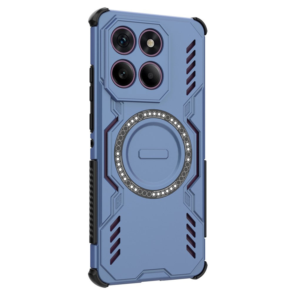 Калъф MagSafe за Motorola Edge 60 Pro, Techsuit, ArmorMag, Син