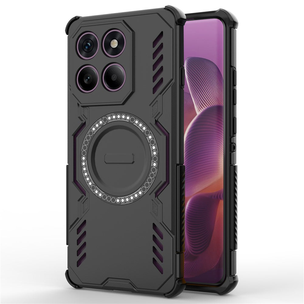 MagSafe калъф за Motorola Edge 60 Pro, Techsuit, ArmorMag, Черен