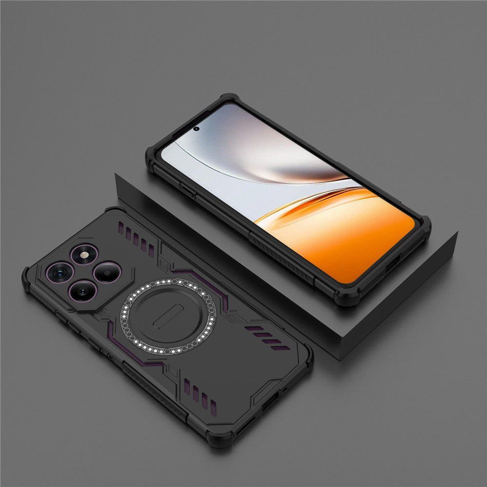 MagSafe калъф за Motorola Edge 60 Pro, Techsuit, ArmorMag, Черен