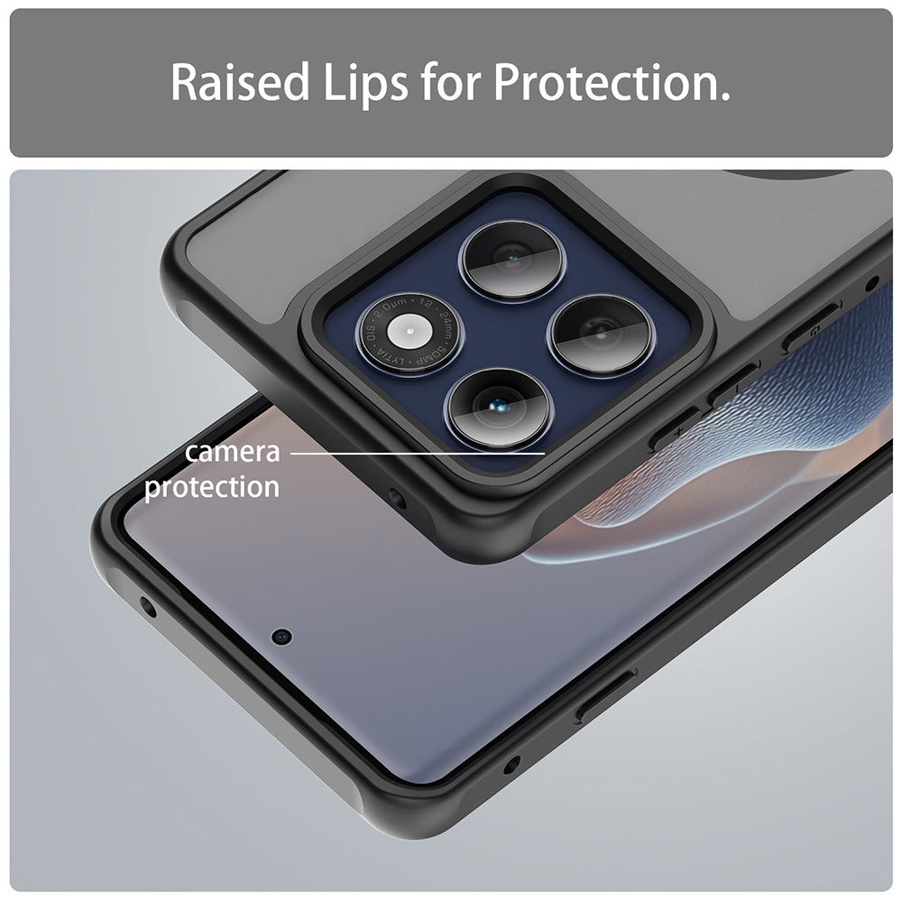 Калъф MagSafe за Motorola Edge 60 Pro, Techsuit, HaloFrost II (Голяма дупка за обектива), Черен
