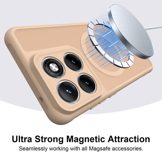 Калъф MagSafe за Motorola Edge 70 Fusion, Techsuit, HaloFrost II, Златист