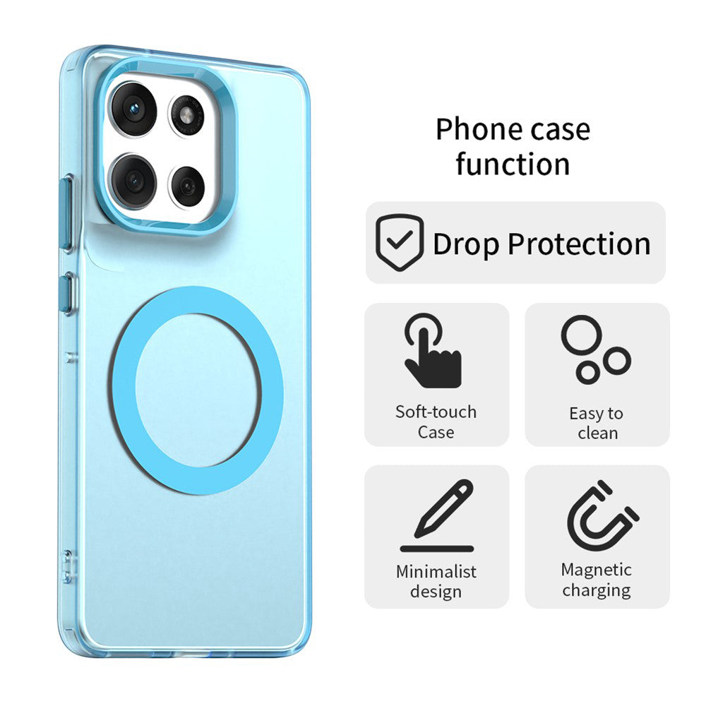 Калъф MagSafe за Motorola Moto G86, Techsuit, CandyCase, Син