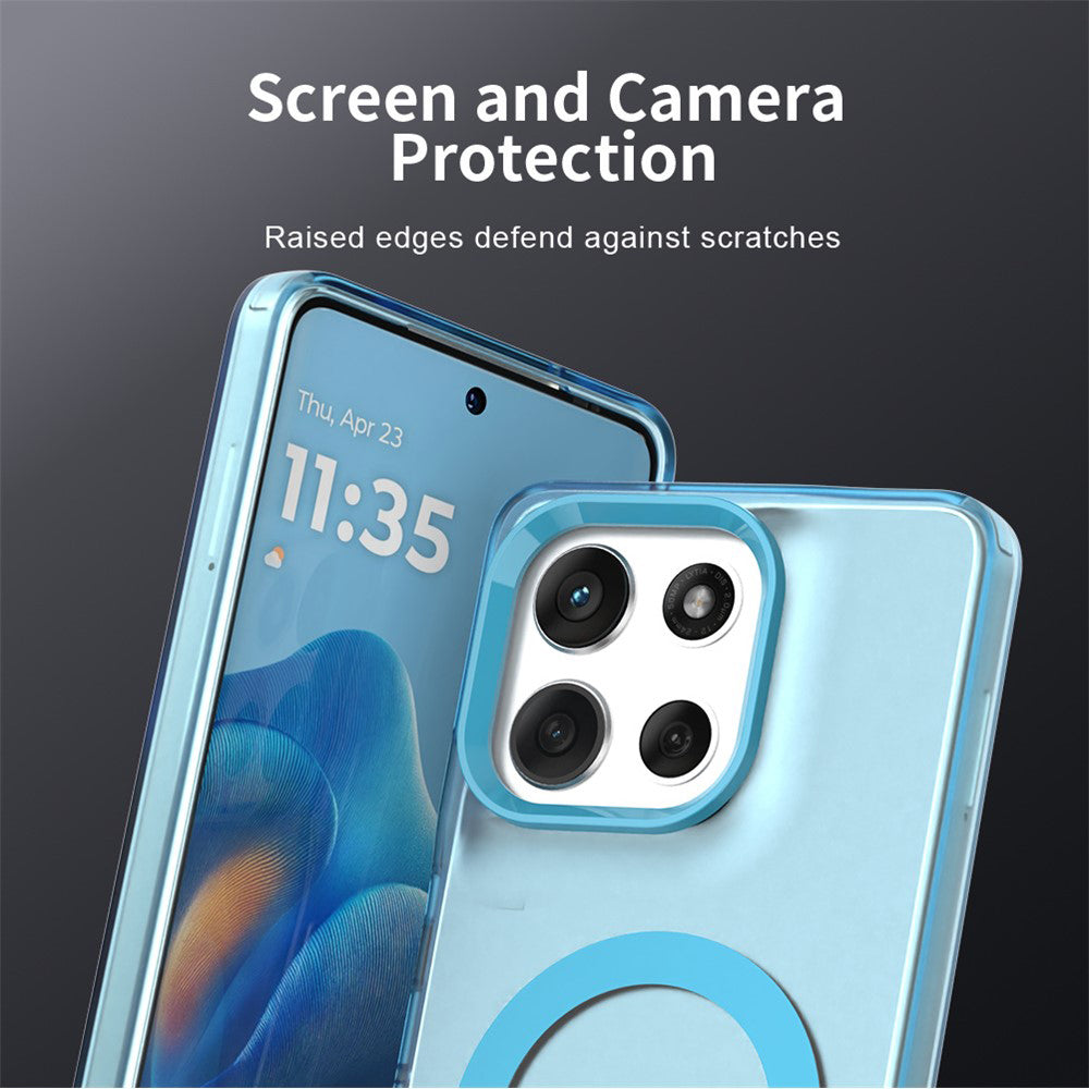 Калъф MagSafe за Motorola Moto G86, Techsuit, CandyCase, Син