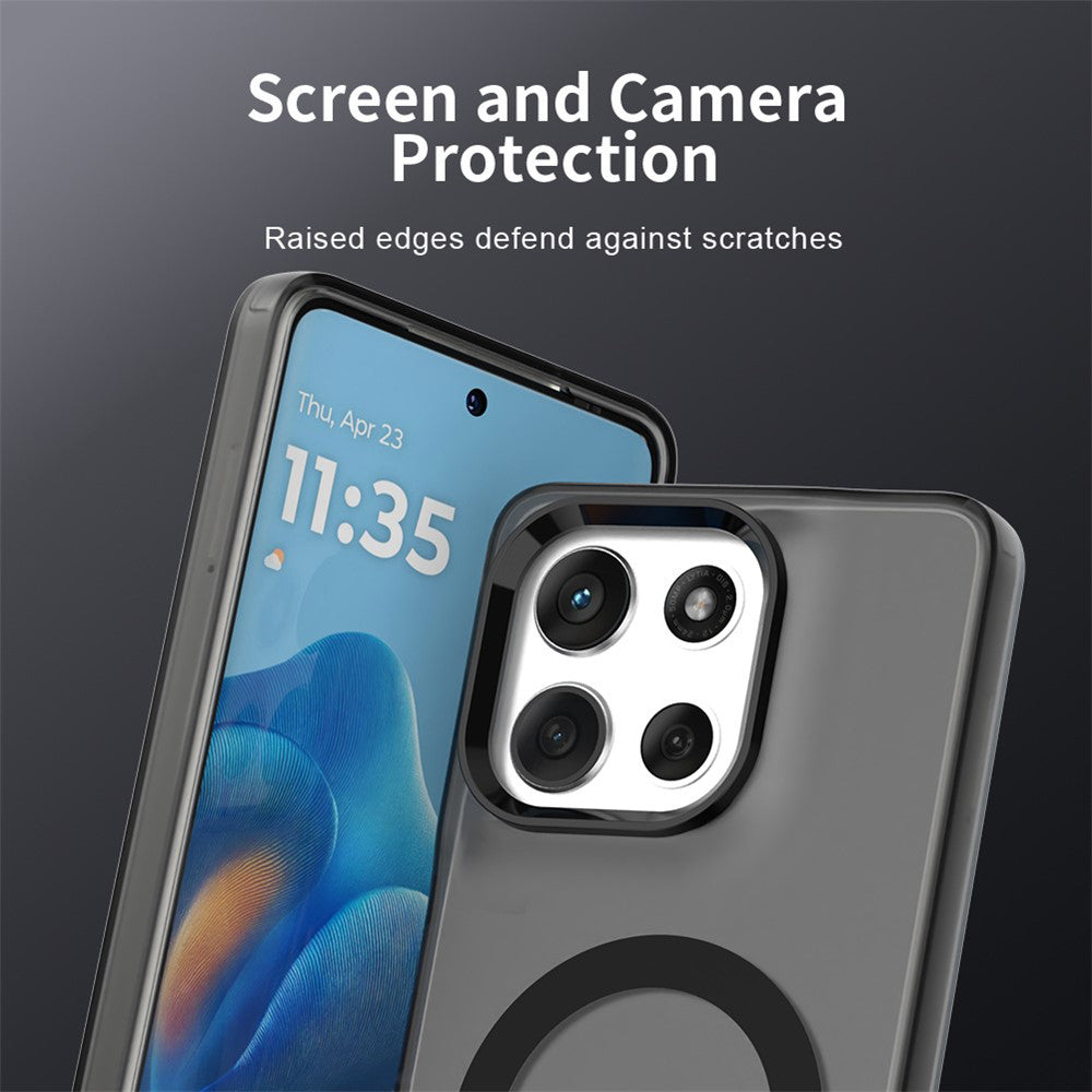 Калъф MagSafe за Motorola Moto G86, Techsuit, CandyCase, Черен