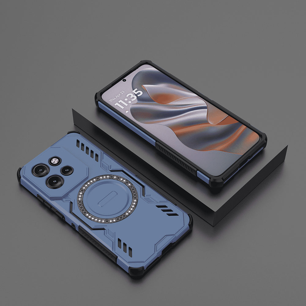 Калъф MagSafe за Motorola ThinkPhone 25 / Edge 50 Neo, Techsuit, ArmorMag, Син