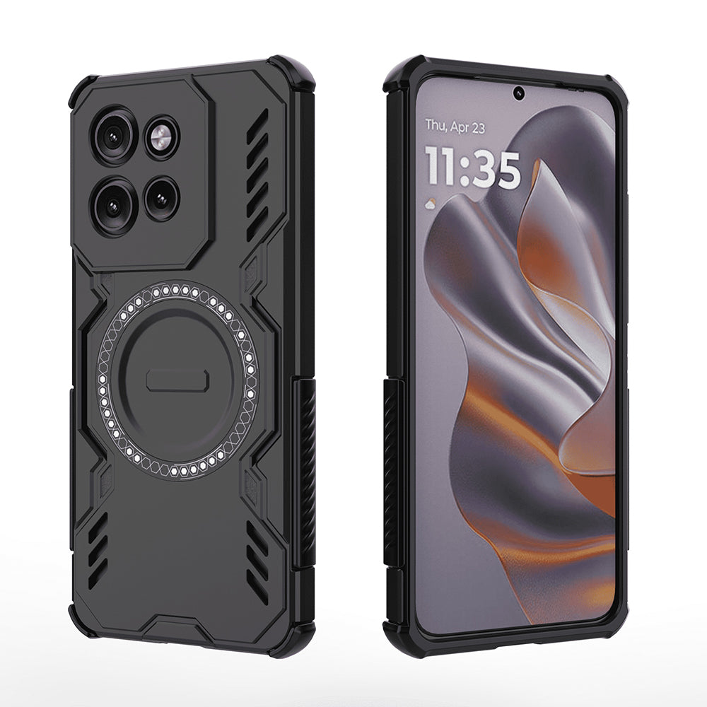 Калъф MagSafe за Motorola ThinkPhone 25 / Edge 50 Neo, Techsuit, ArmorMag, Черен