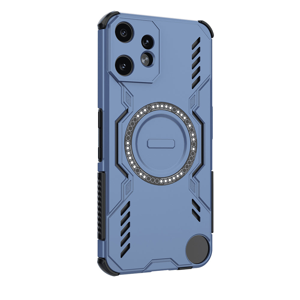 MagSafe калъф за Nothing CMF Phone 2 Pro, Techsuit, ArmorMag, Син