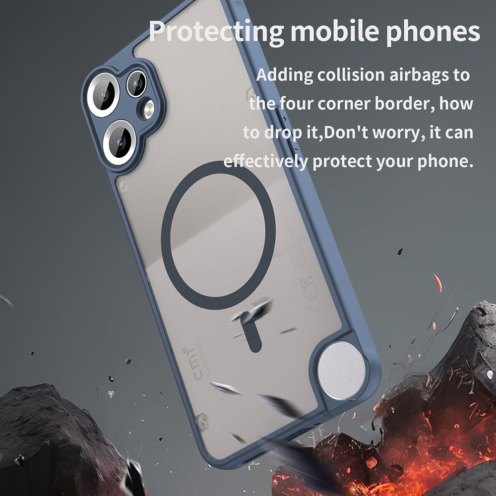 Калъф MagSafe за Nothing CMF Phone 2 Pro, Techsuit, HaloFrost II, Тъмносин