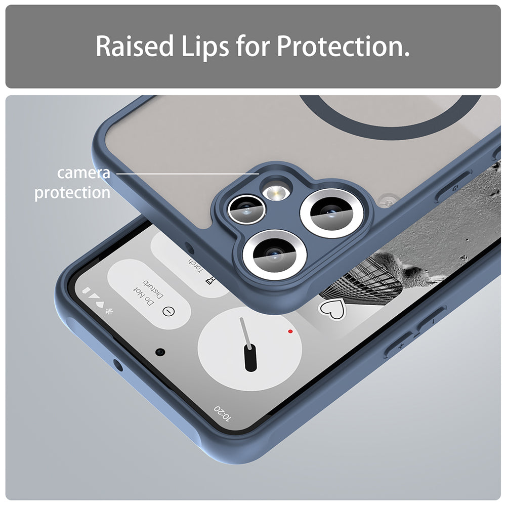 Калъф MagSafe за Nothing CMF Phone 2 Pro, Techsuit, HaloFrost II, Тъмносин