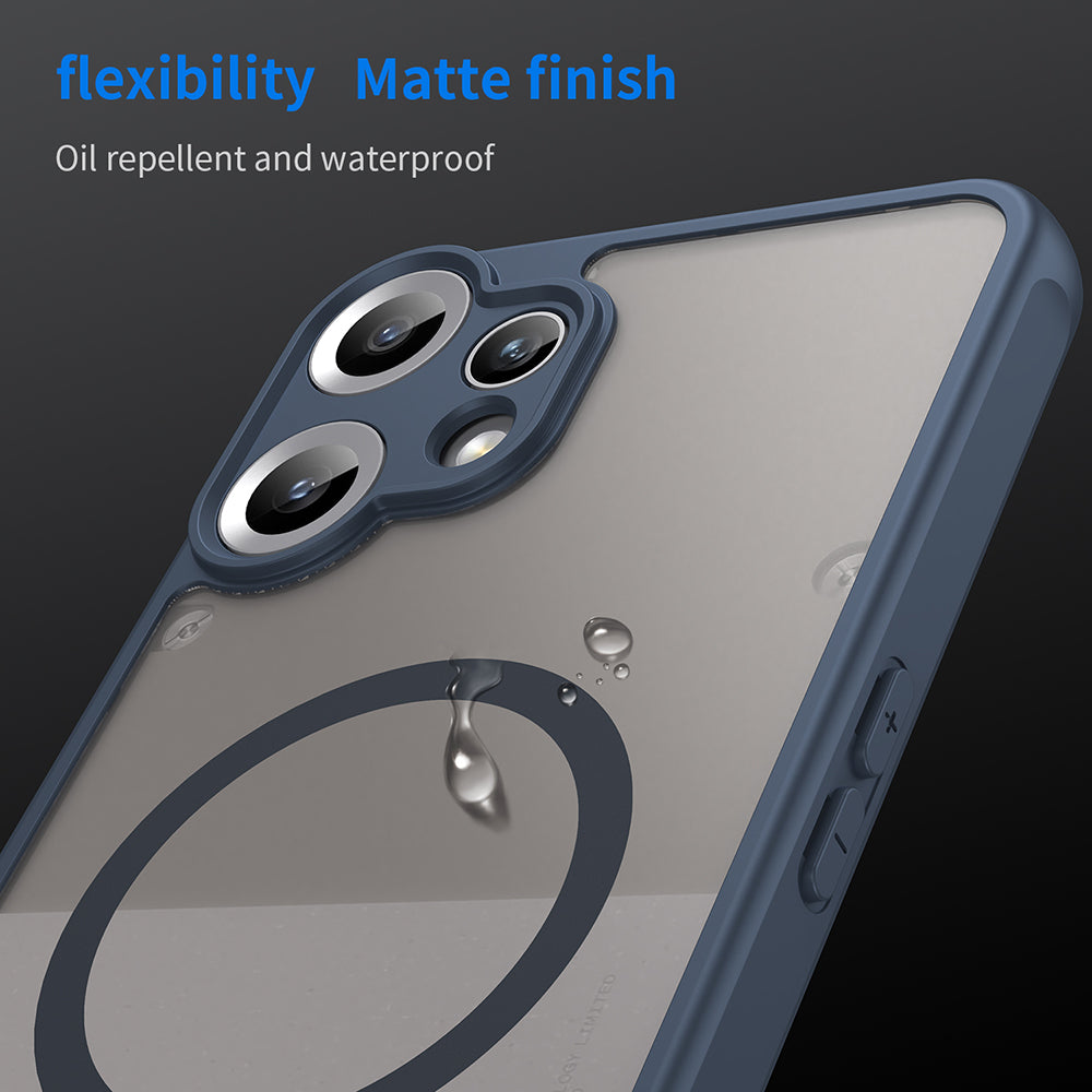 Калъф MagSafe за Nothing CMF Phone 2 Pro, Techsuit, HaloFrost II, Тъмносин
