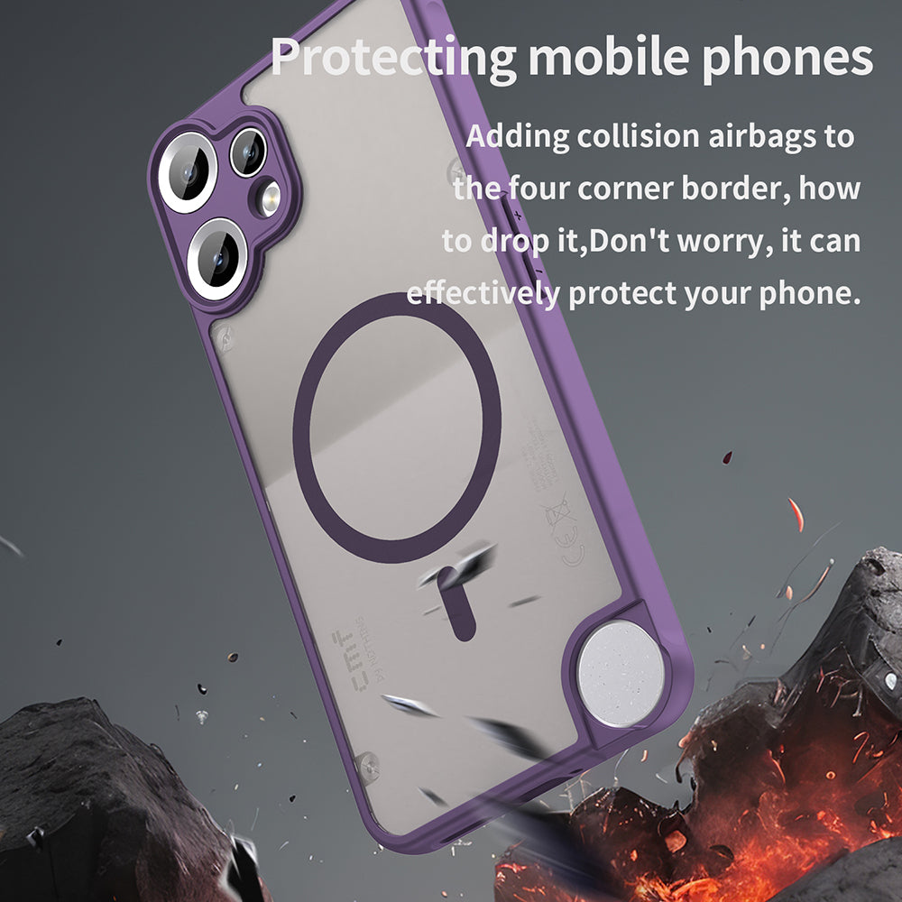 Калъф MagSafe за Nothing CMF Phone 2 Pro, Techsuit, HaloFrost II, Лилав