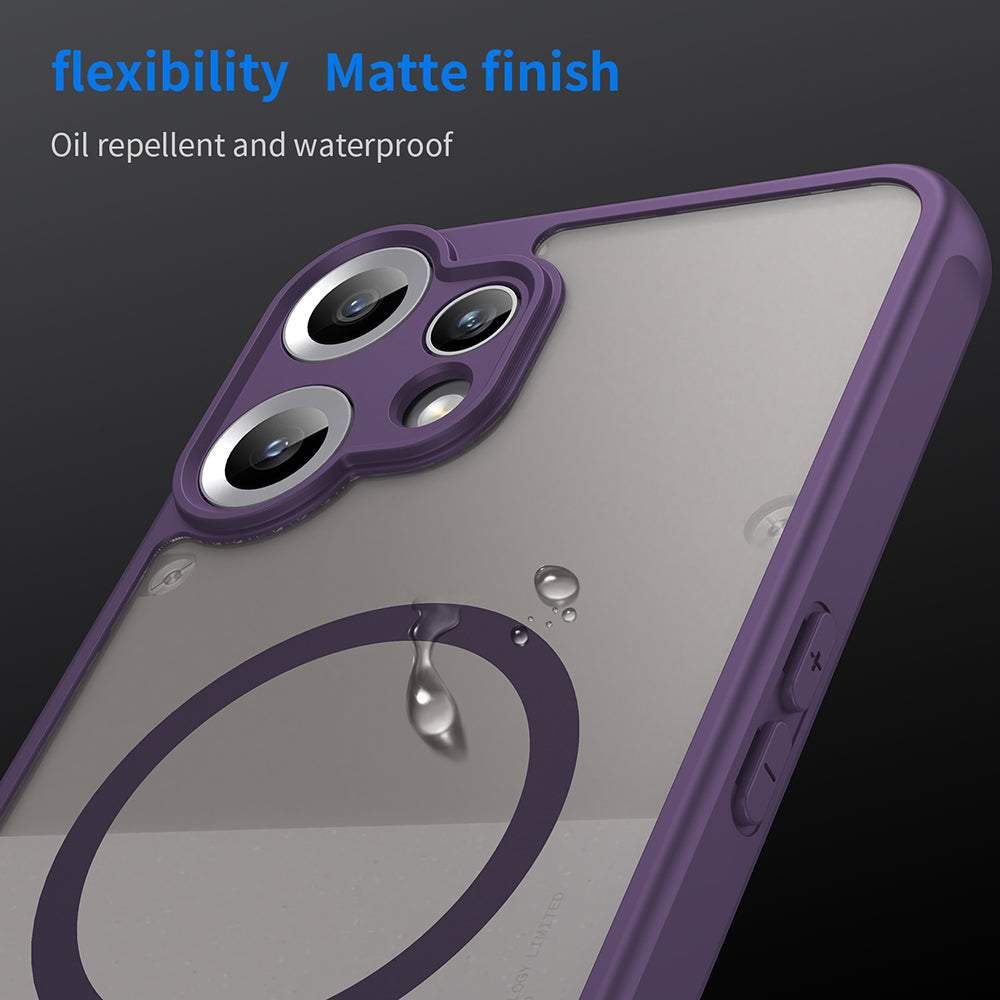 Калъф MagSafe за Nothing CMF Phone 2 Pro, Techsuit, HaloFrost II, Лилав