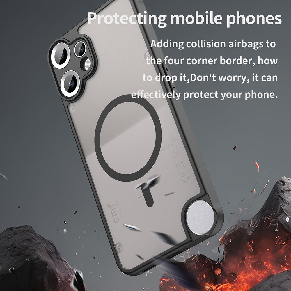 Калъф MagSafe за Nothing CMF Phone 2 Pro, Techsuit, HaloFrost II, Черен