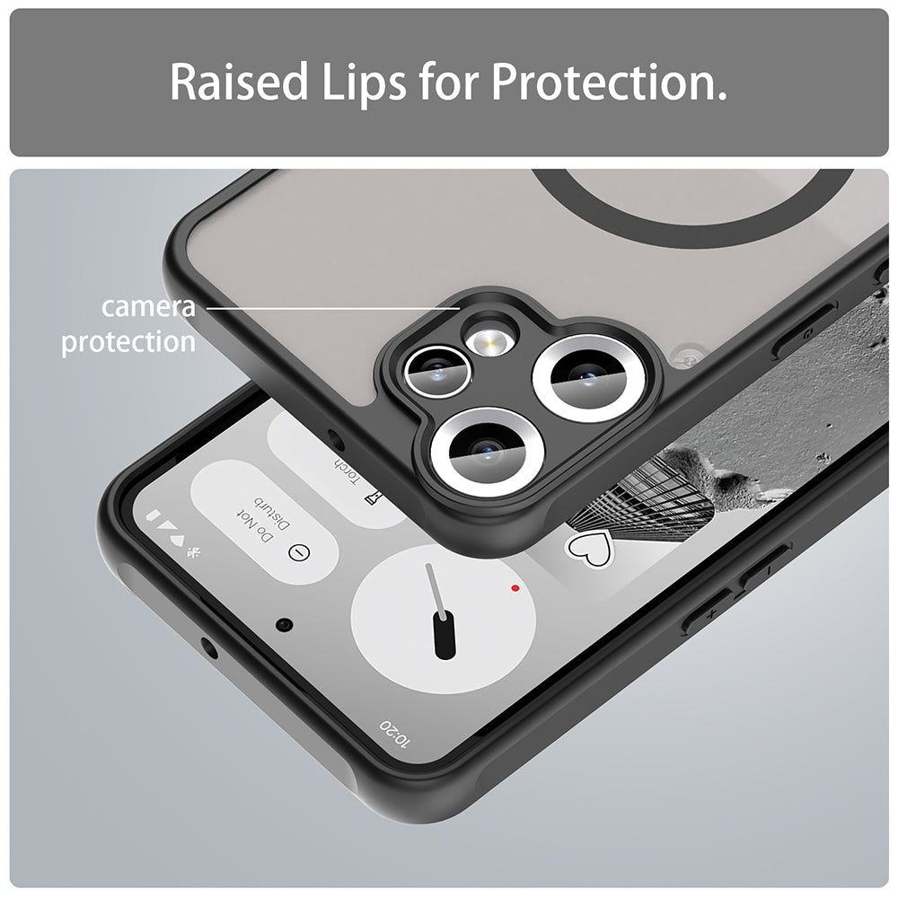 Калъф MagSafe за Nothing CMF Phone 2 Pro, Techsuit, HaloFrost II, Черен