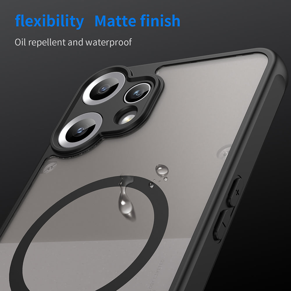 Калъф MagSafe за Nothing CMF Phone 2 Pro, Techsuit, HaloFrost II, Черен