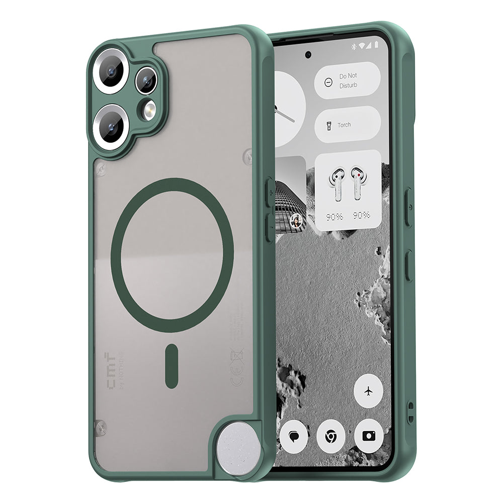 Калъф MagSafe за Nothing CMF Phone 2 Pro, Techsuit, HaloFrost II, Зелен