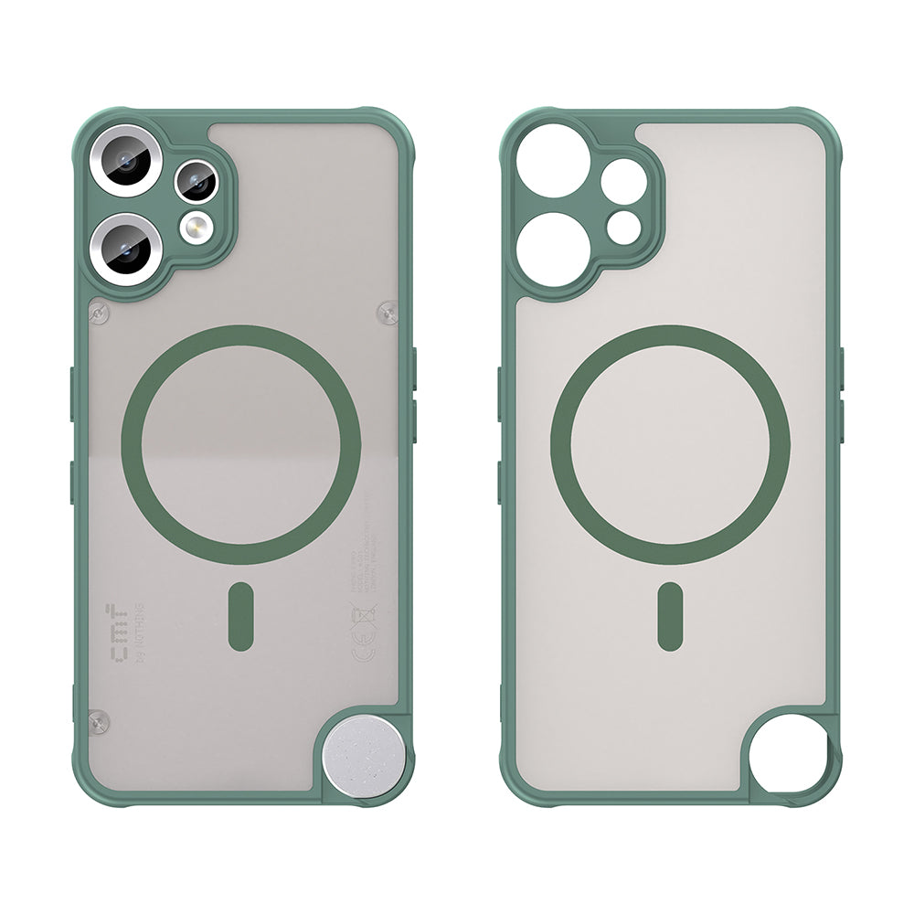 Калъф MagSafe за Nothing CMF Phone 2 Pro, Techsuit, HaloFrost II, Зелен