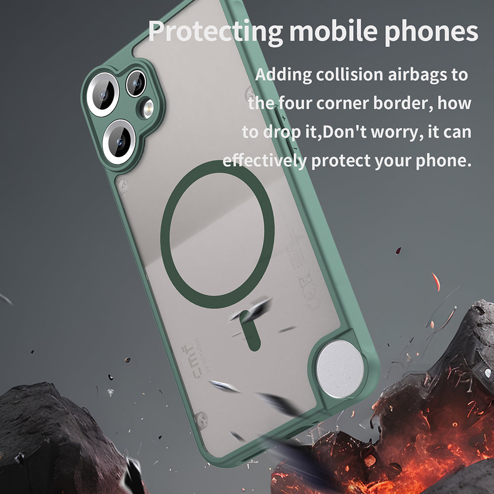 Калъф MagSafe за Nothing CMF Phone 2 Pro, Techsuit, HaloFrost II, Зелен