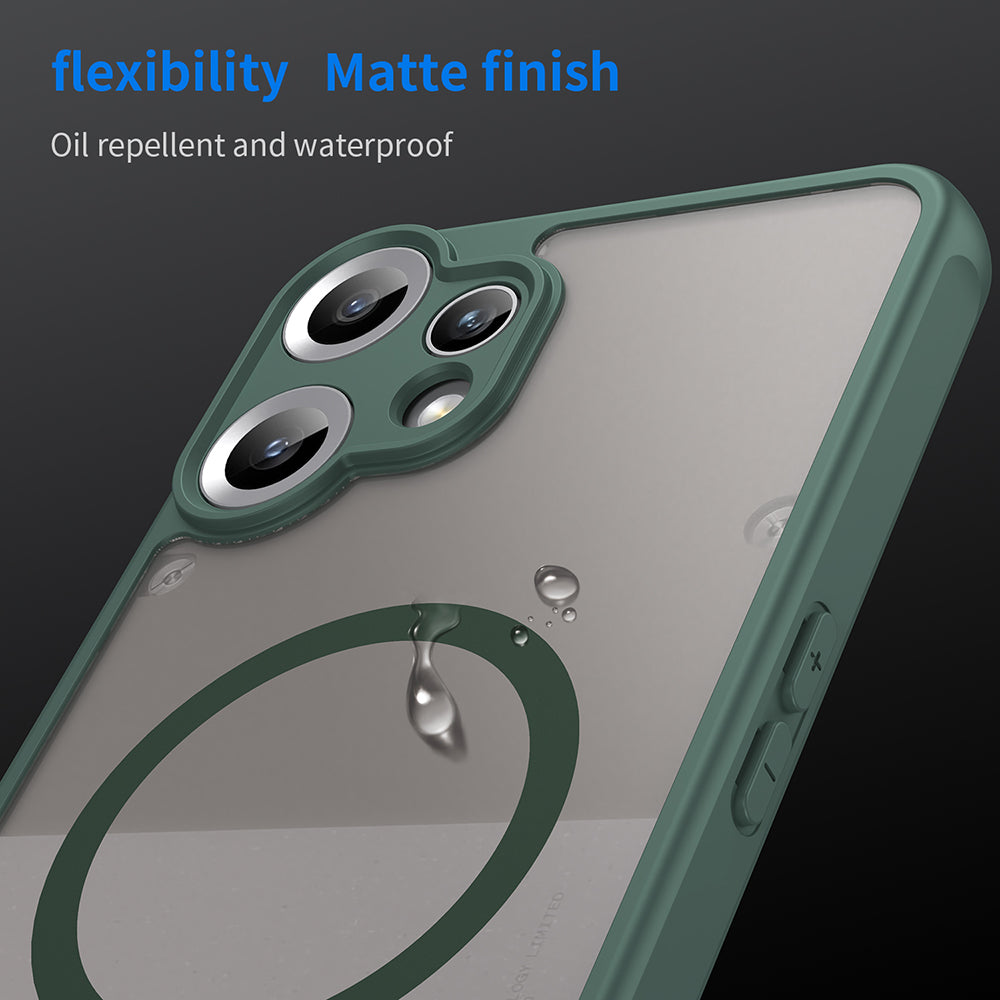 Калъф MagSafe за Nothing CMF Phone 2 Pro, Techsuit, HaloFrost II, Зелен